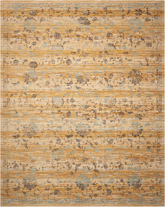 Nourison Rhapsody RH013 Brown and White 10'x14' Rug