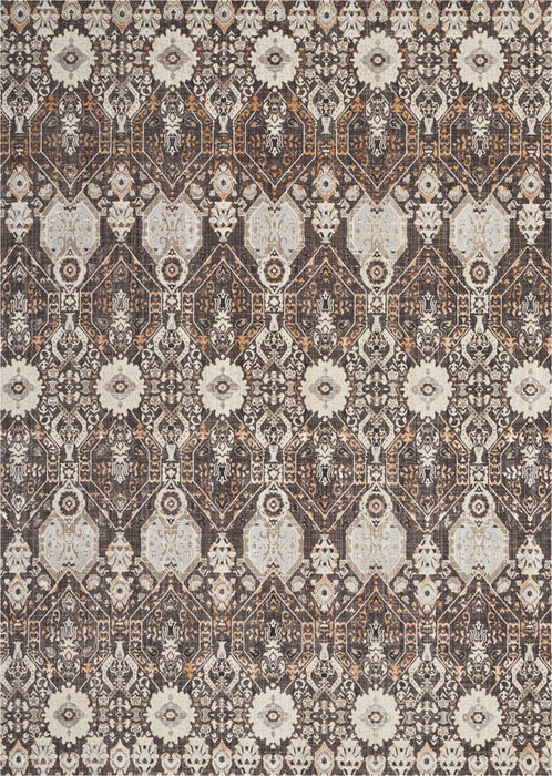 kathy ireland Home Silver Screen KI341 Charcoal and Silver 9'x12' Oversized Rug