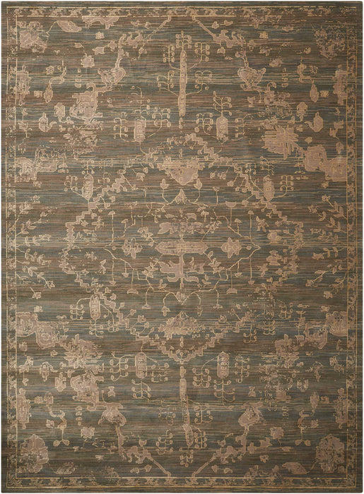 Nourison Silk Elements SKE30 Blue 12'x15' Rug
