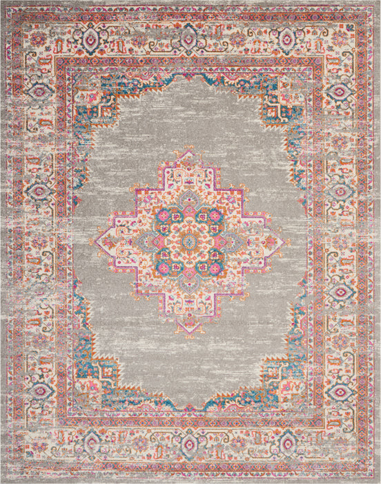 Nourison Passion PSN03 Grey 9'x12' Oversized Rug