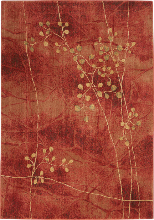 Nourison Somerset ST74 Red 5'x8' Area Rug