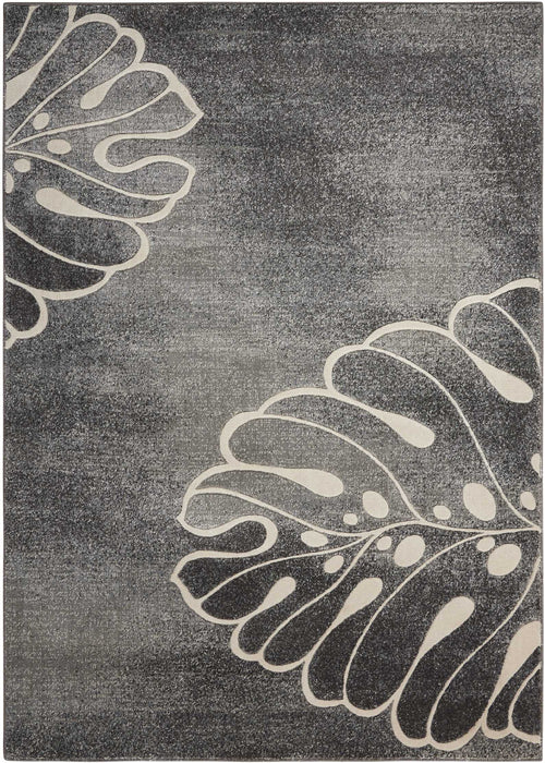 Nourison Maxell MAE04 Grey 8'x11' Oversized Rug