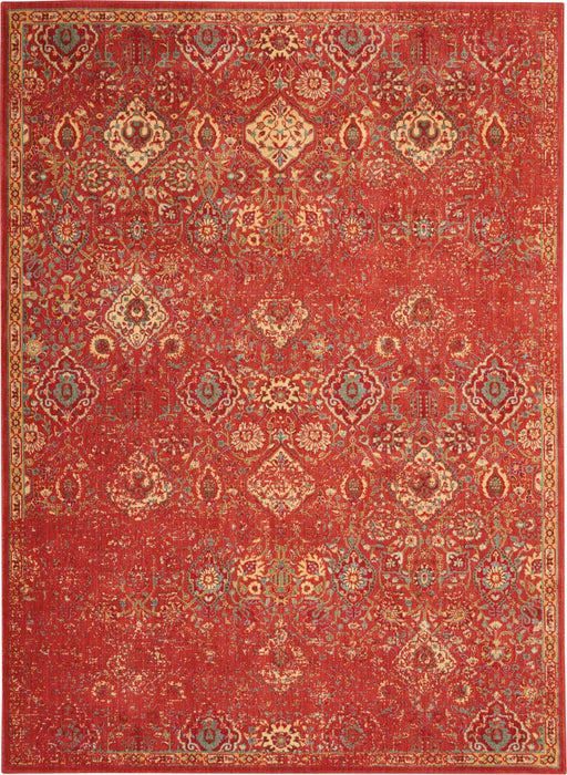 Nourison Somerset ST90 Red 8'x11' Oversized Rug