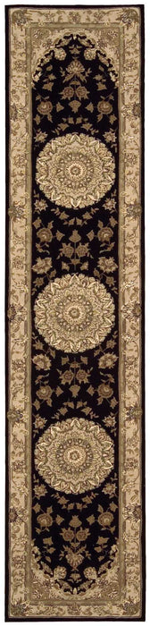 Nourison 2000 2233 Black 12' Runner Area Rug
