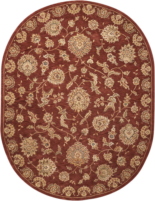 Nourison 2000 2421 Rust 10' Oval Area Rug
