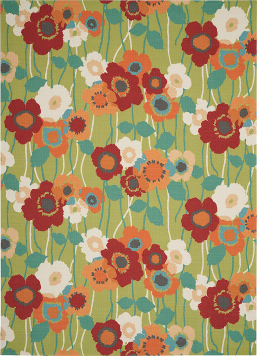 Waverly Sun N Shade SND27 Green 8'x11' Rug