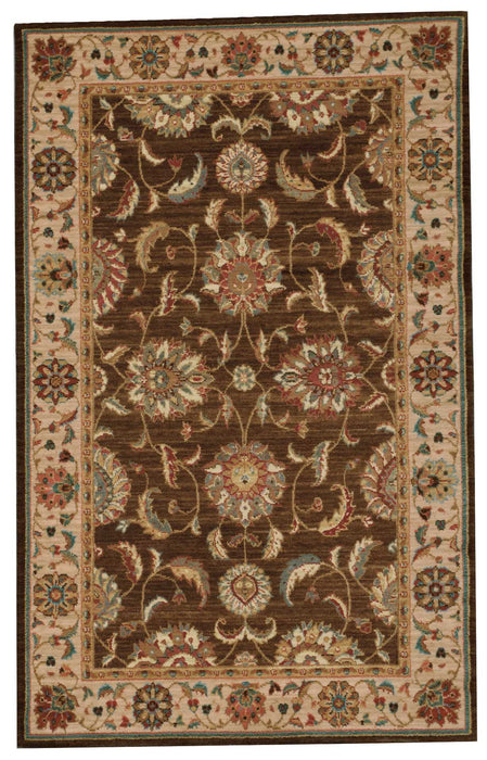 Nourison Living Treasures LI04 Brown 4'x6' Area Rug