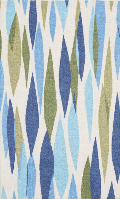 Waverly Sun N Shade 2'x4' Green Area Rug