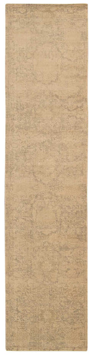 Nourison Silken Allure SLK12 Beige 10' Runner Hallway Rug