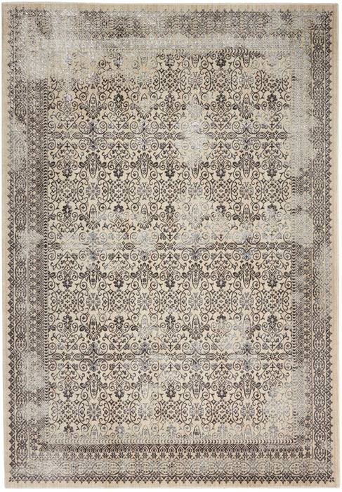 kathy ireland Home Silver Screen KI342 Ivory White 5'x7' Area Rug
