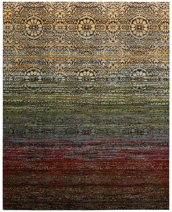 Nourison Rhapsody RH002 Multicolor 5'x8' Area Rug