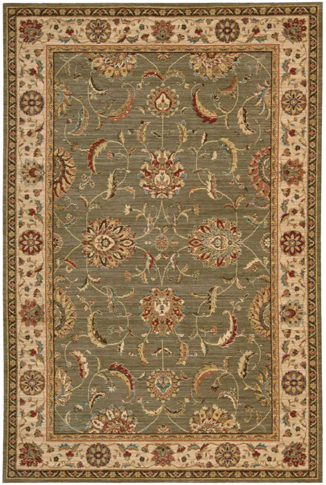 Nourison Living Treasures LI04 Green 5'x8' Area Rug
