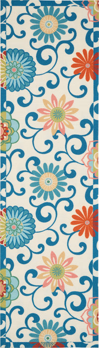 Waverly Wav01/Sun & Shade 8' Runner Area Rug