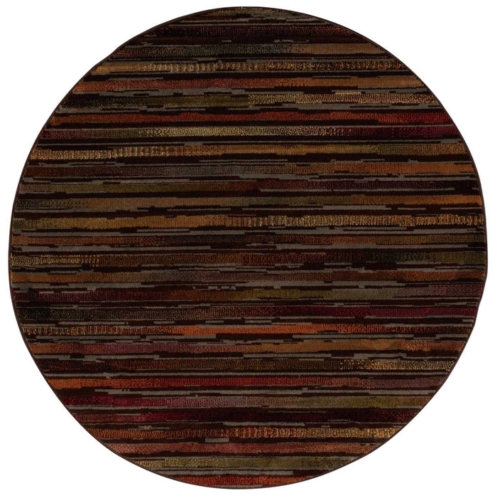 Nourison Paramount PAR15 Multicolor 5' Round Area Rug