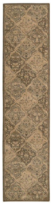 Nourison Silken Allure SLK09 Multicolor 10' Runner Hallway Rug