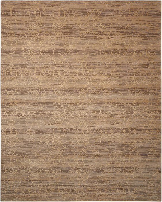 Nourison Silken Allure SLK26 Brown 9'x12' Rug