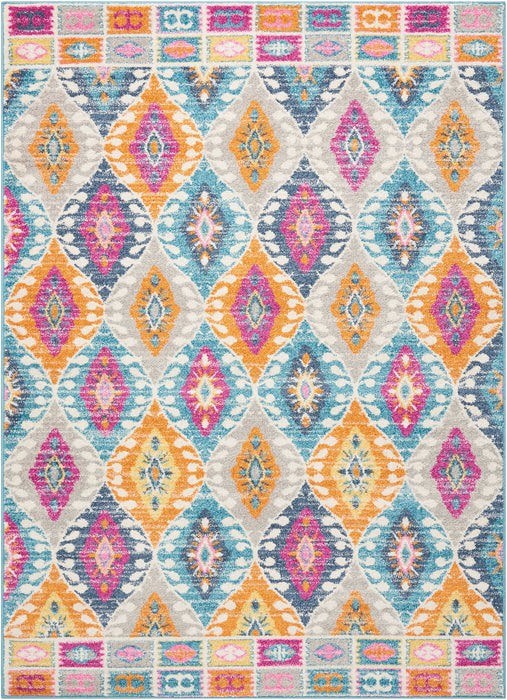 Nourison Passion PSN02 Multicolor 4'x6' Boho Area Rug