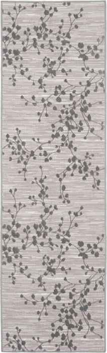 Nourison Urban Chic URC02 Grey 7' Runner Hallway Rug