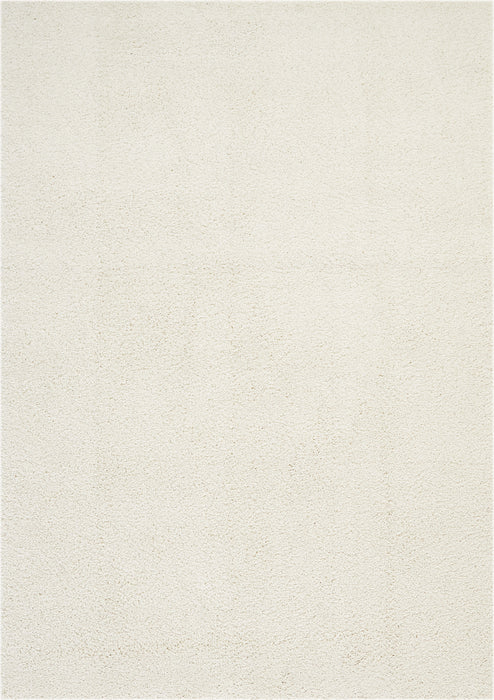 Nourison Malibu Shag MSG01 White 7'x10' Large Rug