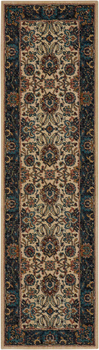Nourison 2020 NR201 White Multicolor 11' Runner Area Rug