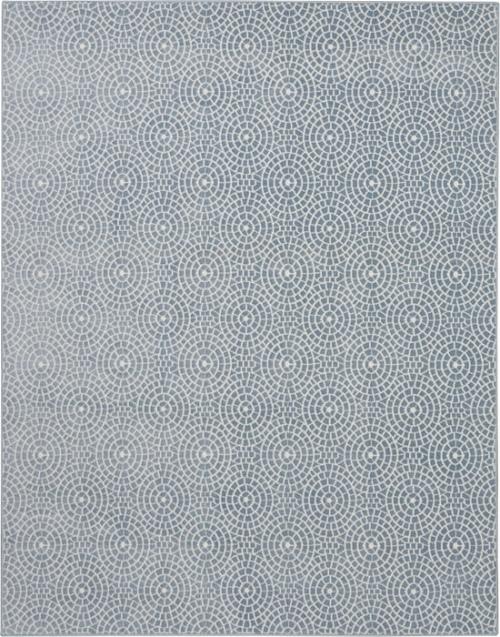 Nourison Urban Chic URC04 Blue 9'x12' Oversized Rug