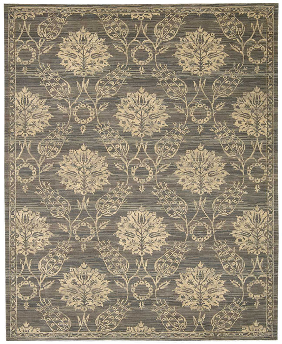 Nourison Silk Elements SKE31 Grey 12'x15' Rug