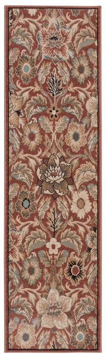 Nourison Walden WAL02 Red 8' Runner Hallway Rug