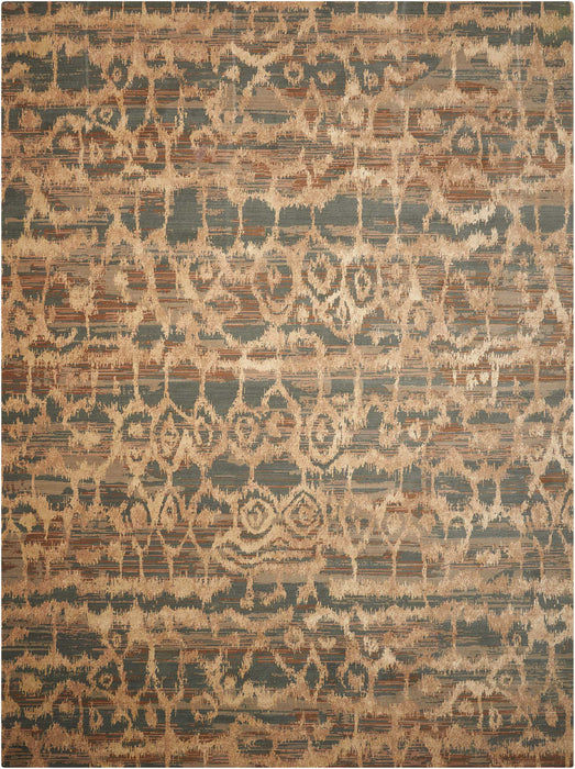 Nourison Silken Allure SLK10 Blue 5'x8' Area Rug