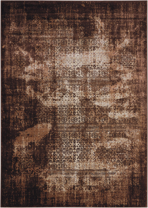 Nourison Karma KRM01 Brown 5'x7' Area Rug