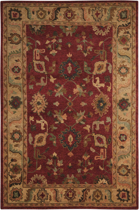 Nourison Tahoe TA08 Red 6'x9' Area Rug