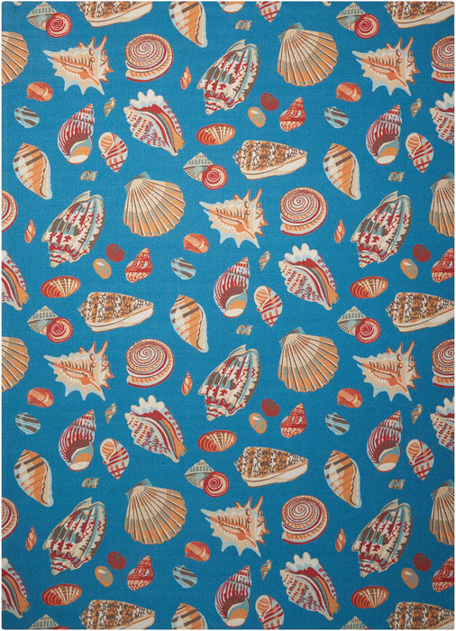 Waverly Sun N Shade SND22 Blue 8'x11' Rug