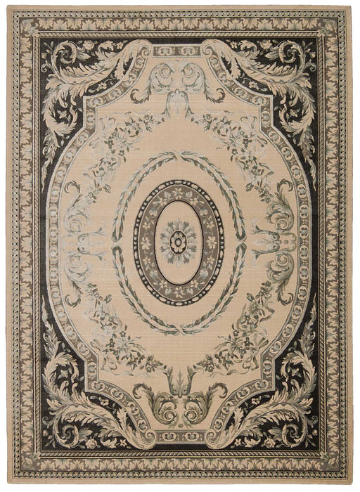 Michael Amini Platine MA200 White 5'x8' Area Rug