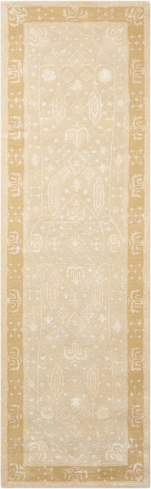 Nourison Symphony SYM09 Yellow 8' Runner Hallway Rug
