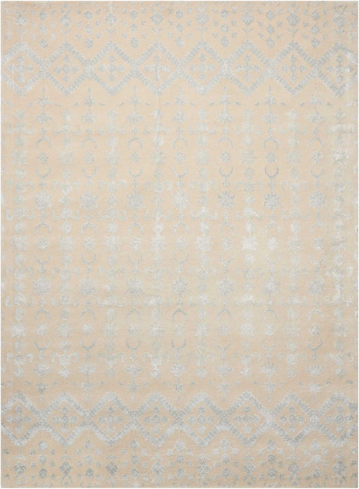 Nourison Symphony SYM13 White 4'x6' Area Rug