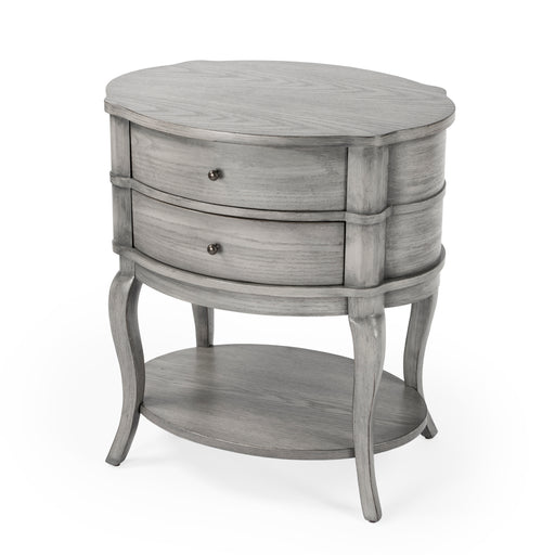 Butler Jarvis Gray Oval Side Table