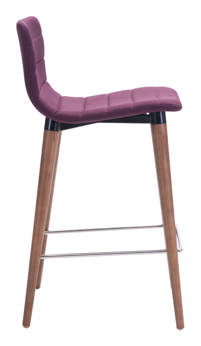 Jericho Counter Chair (Set of 2) Purple