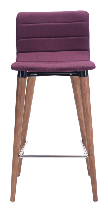 Jericho Counter Chair (Set of 2) Purple