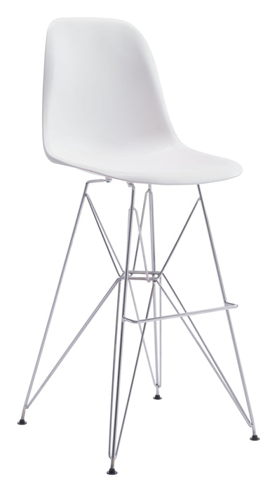 Zip Bar Chair White