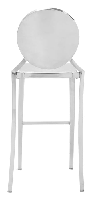 Eclipse Bar Chair (Set of 2) Stainless Steel