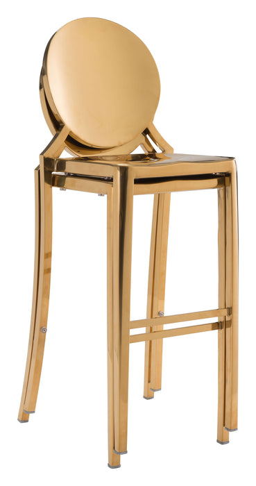 Eclipse Bar Chair (Set of 2) Gold