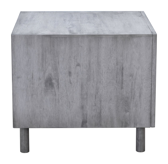 Raven End Table Gray