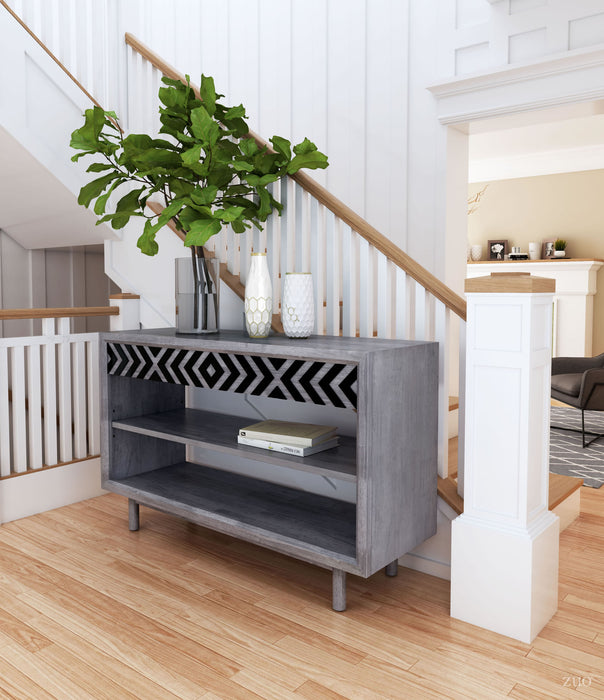 Raven Console Table Gray