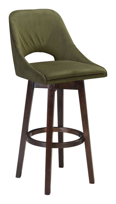 Ashmore Bar Chair Green