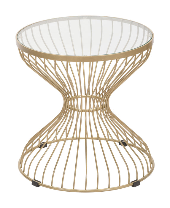 Rose Side Table Gold
