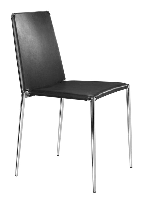 Alex Dining Chair (Set of 4) Black