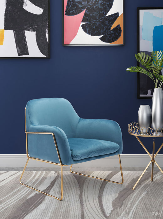 Nadir Arm Chair Blue