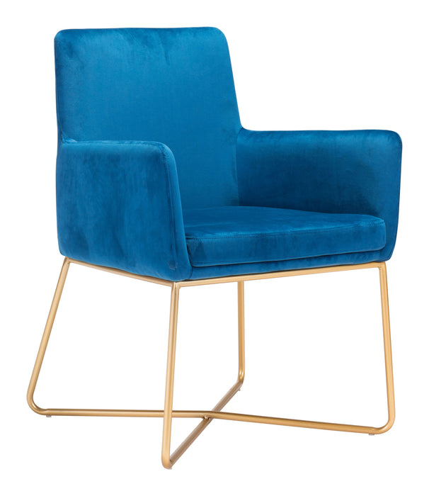 Honoria Arm Chair Dark Blue