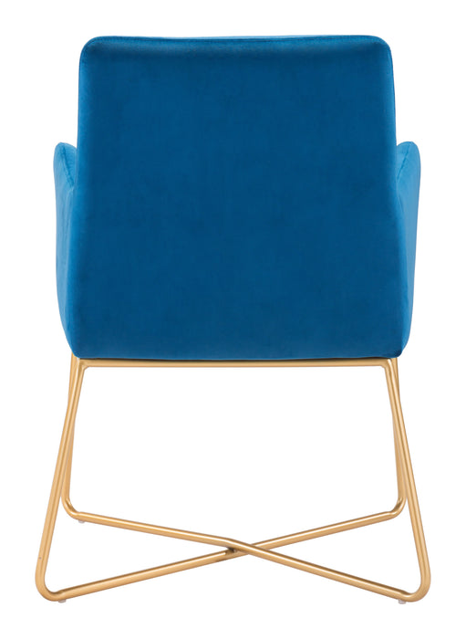 Honoria Arm Chair Dark Blue