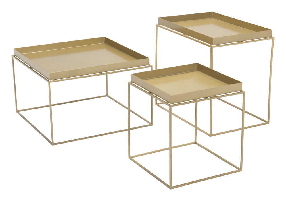 Gaia Nesting Tables Gold
