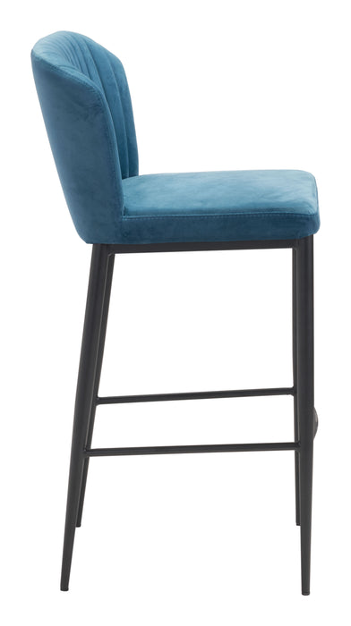 Tolivere Bar Chair (Set of 2) Blue